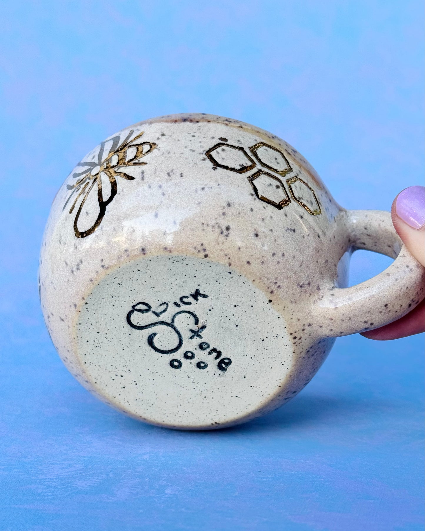 Golden Honey Bee Mug #2