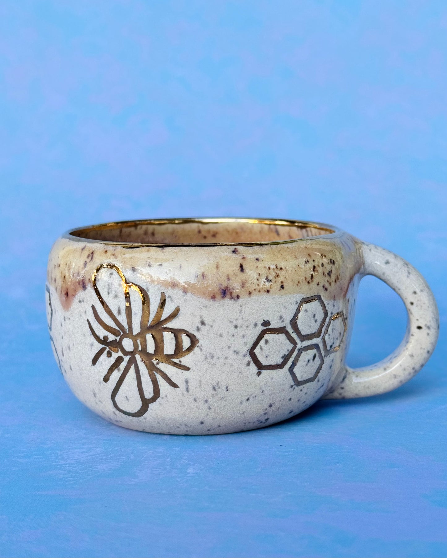 Golden Honey Bee Mug #2