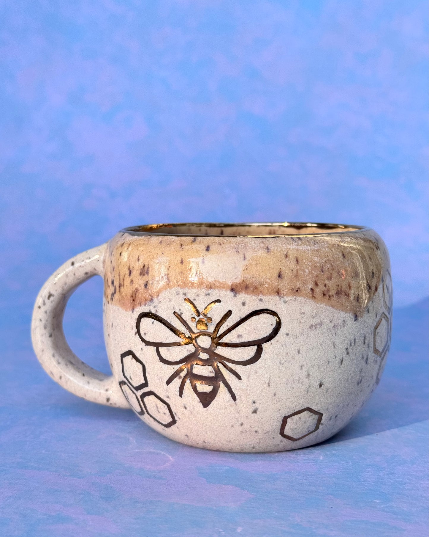 Golden Honey Bee Mug #3