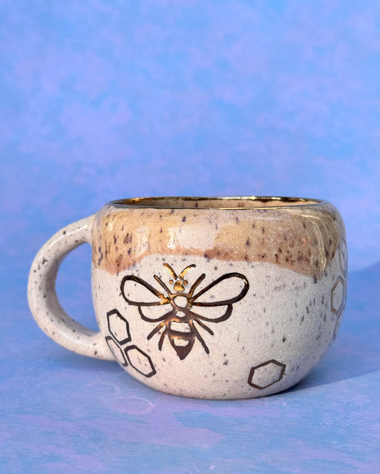 Golden Honey Bee Mug #3