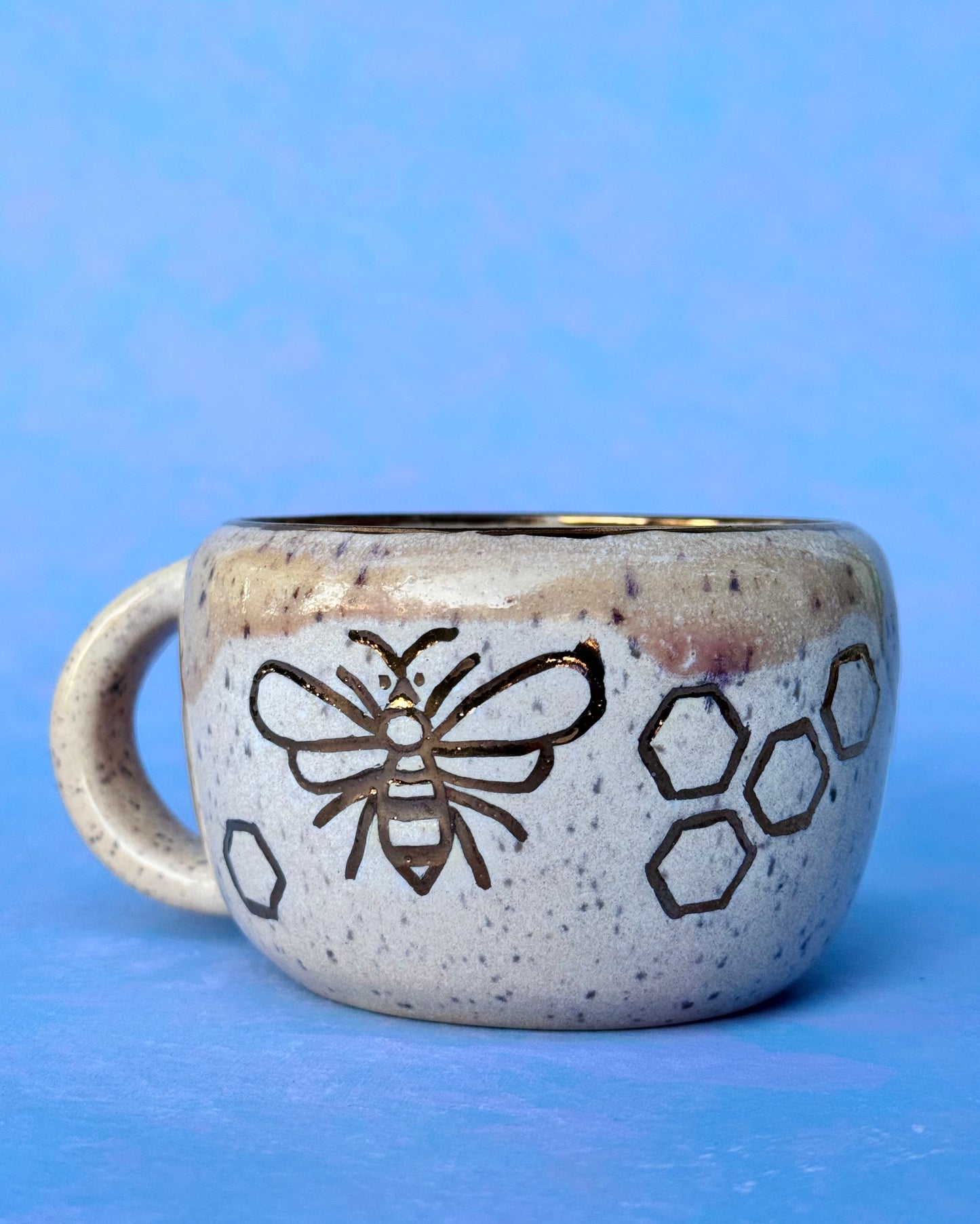 Golden Honey Bee Mug #1