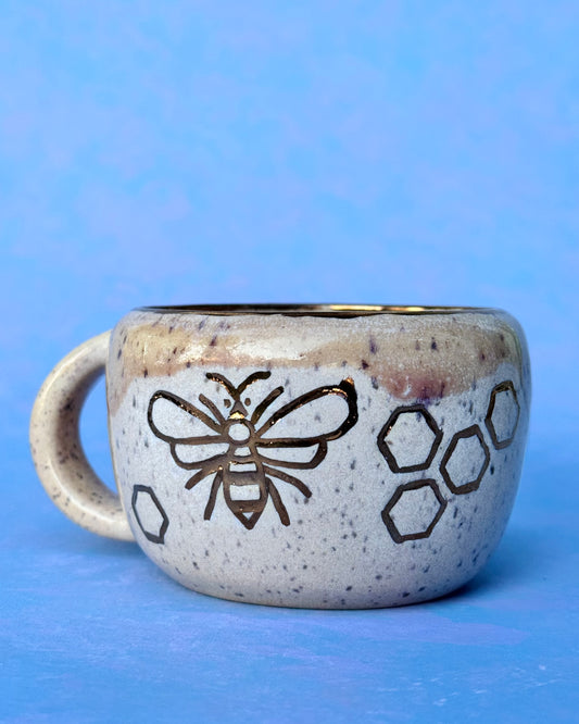 Golden Honey Bee Mug #1