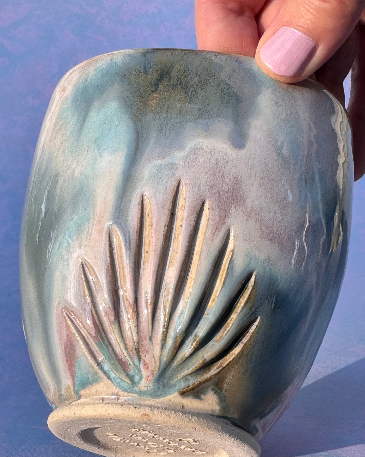 Sun-kissed Agave Tri Tumbler #1