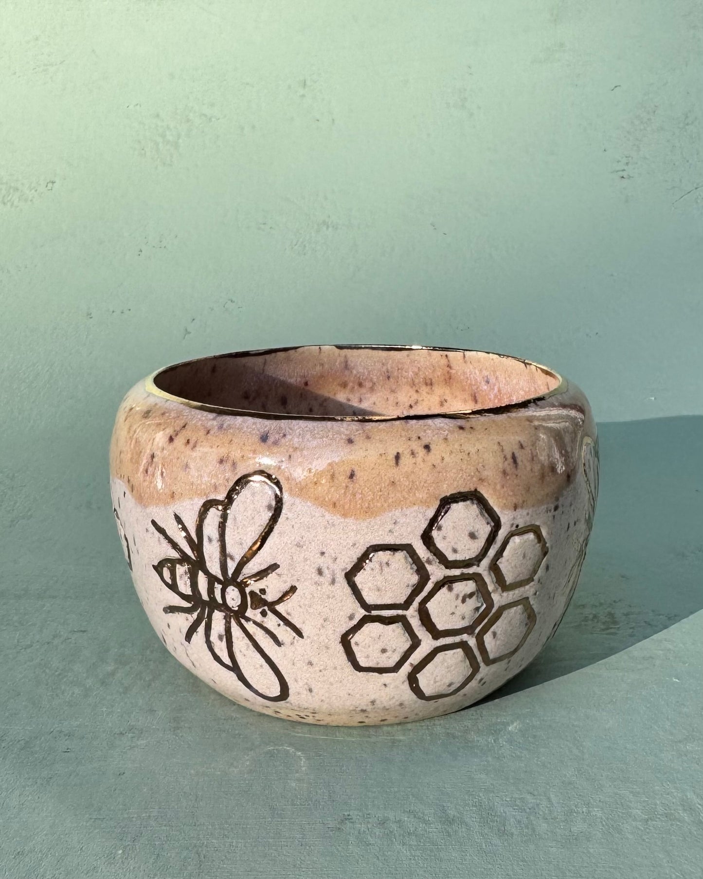 Golden Honey Bee Mug #4