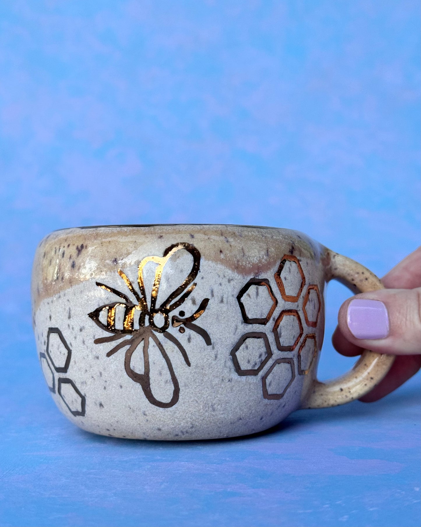 Golden Honey Bee Mug #1