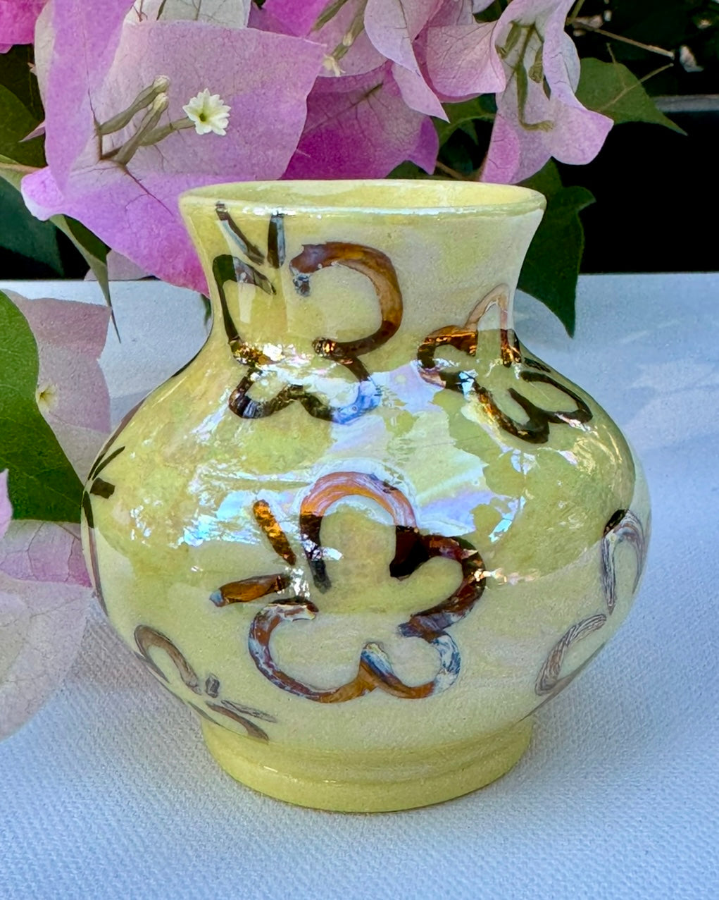 Small Yellow Vase